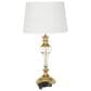 Maple and Jade Table Lamp in Shiny Gold and Clear, , large