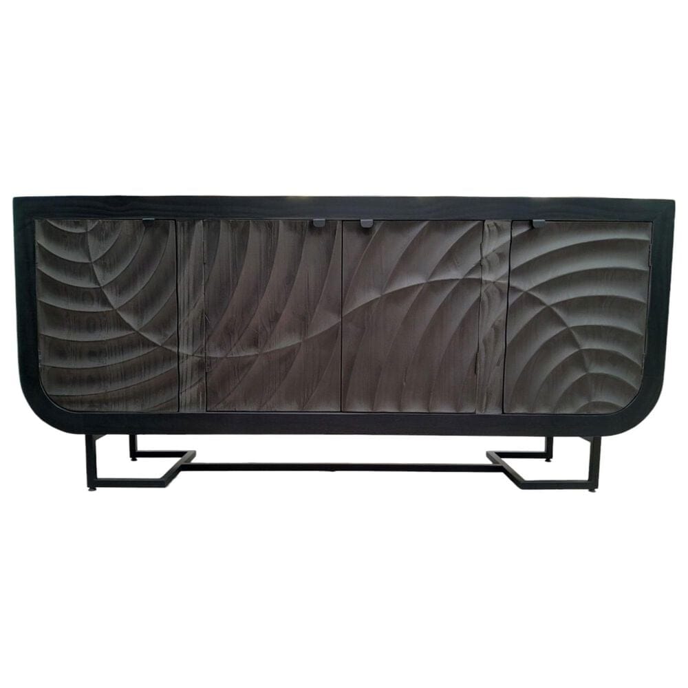 Santa Fe Rustic Sample Black Console, , large