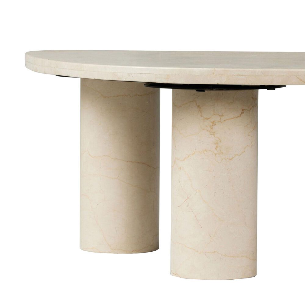 Four Hands Zion Large Coffee Table in Cream, , large