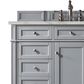 James Martin Vanities Brittany 48" Single Bathroom Vanity in Urban Gray with 3 cm Eternal Jasmine Pearl Silestone Top, Rectangular Sink and FreePower Wireless Charger, , large