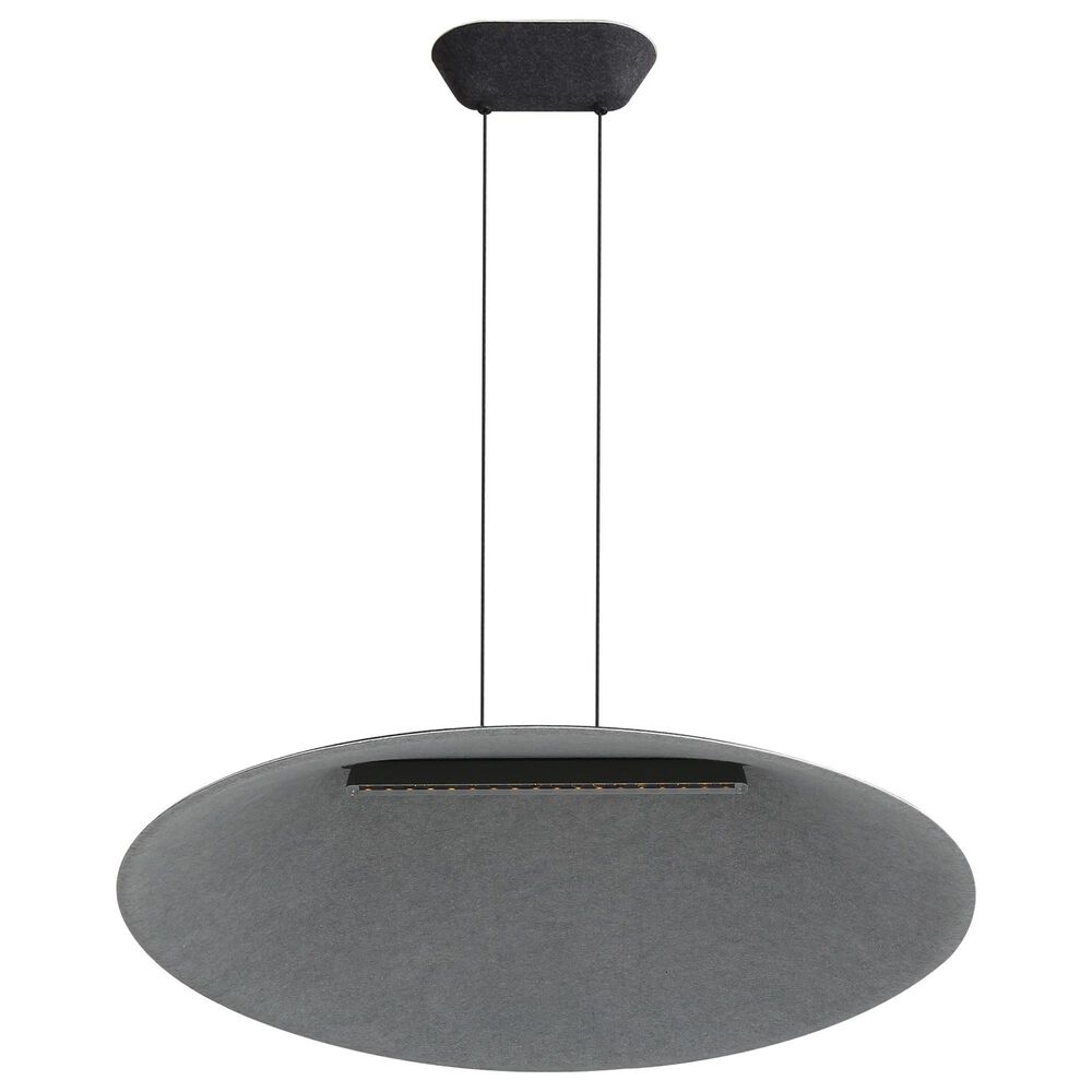 Golden Lighting Faroe 30" 1-Light LED Pendant in Flecked Black and Grey, , large