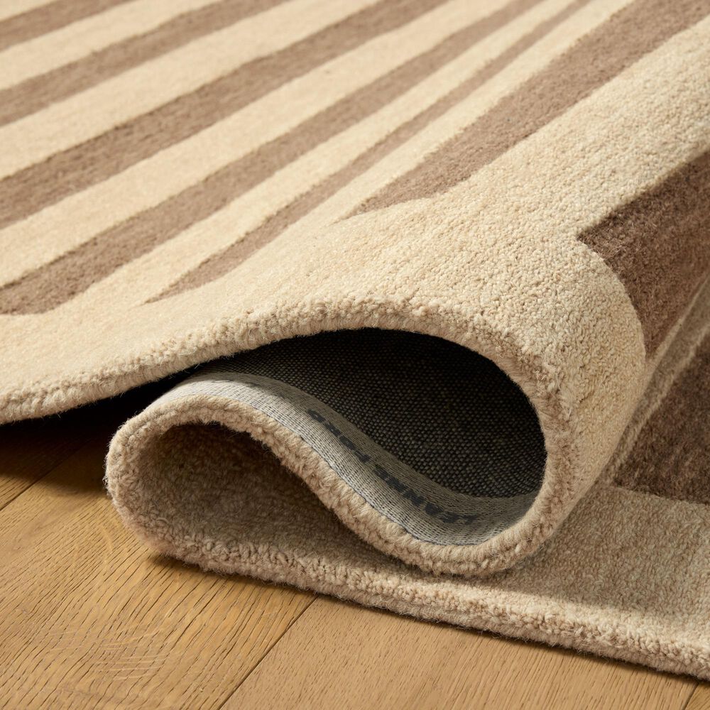 Loloi Craven Oatmeal and Bark 3'6" x 5'6" Area Rug, , large