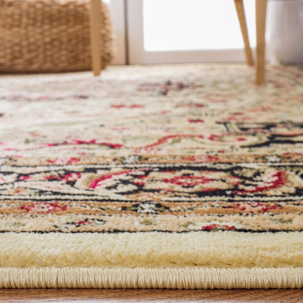 Safavieh Lyndhurst 2&#39;3&quot; x 8&#39; Beige and Black Runner, , large
