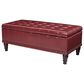 OSP Home Caldwell Storage Ottoman in Crimson Red, , large