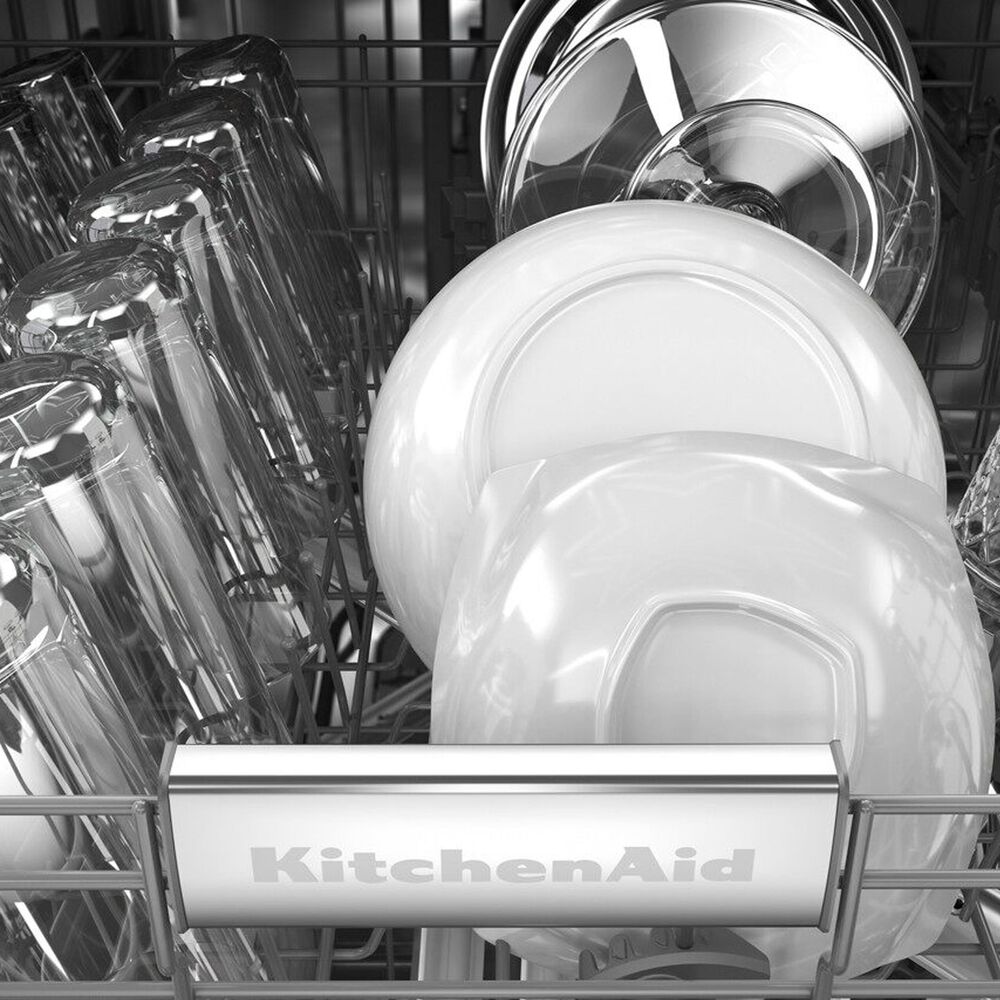 KitchenAid 24&quot; Built-In Pocket Handle Dishwasher with FreeFlex 3rd Rack and Top Control in PrintShield Stainless Steel, , large