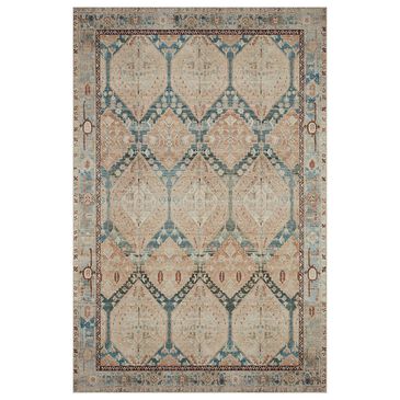 Magnolia Home Lenna LEA-05 5" x 7"6" Denim and Sand Area Rug, , large