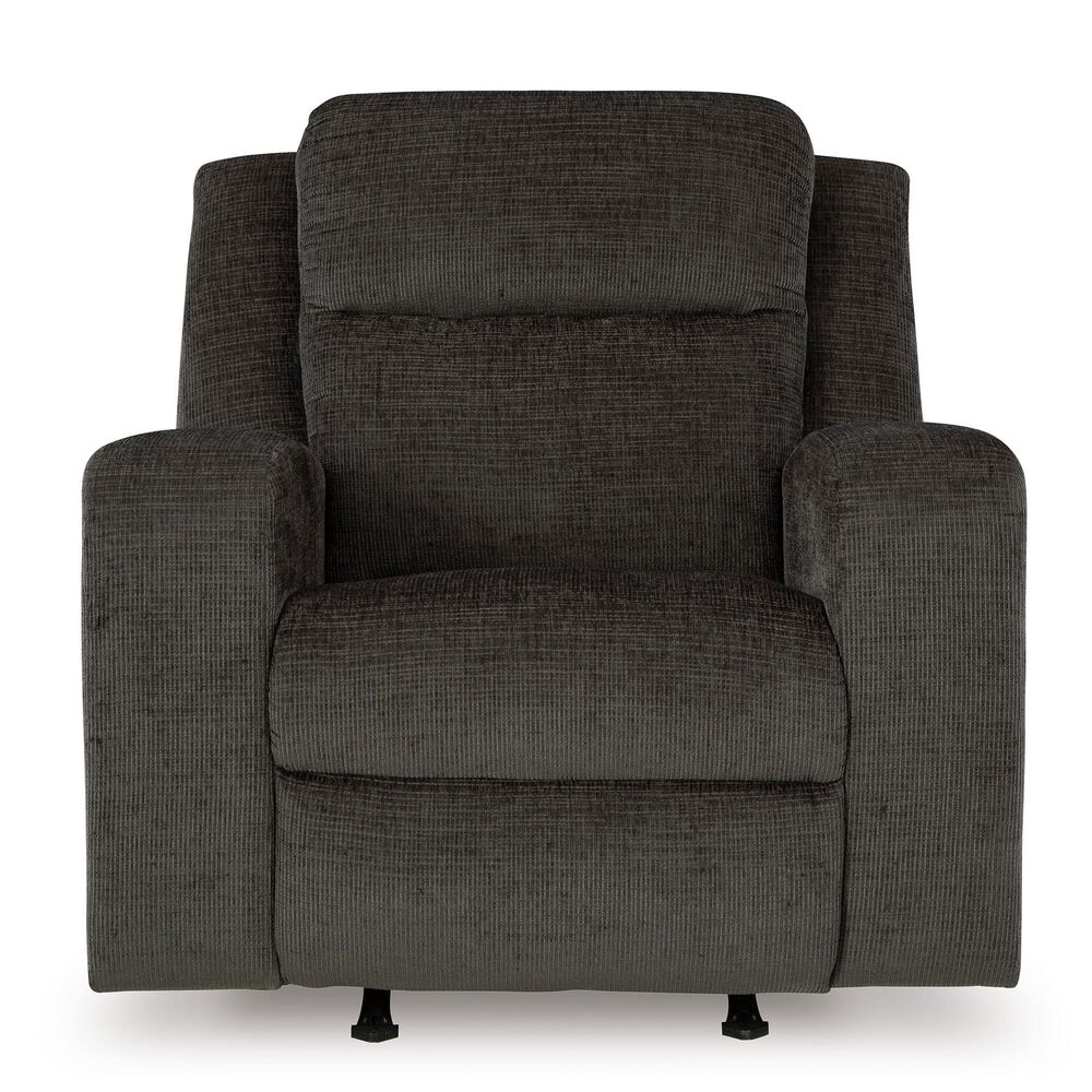 Ashley Kanlow Manual Rocker Recliner in Dusk, , large