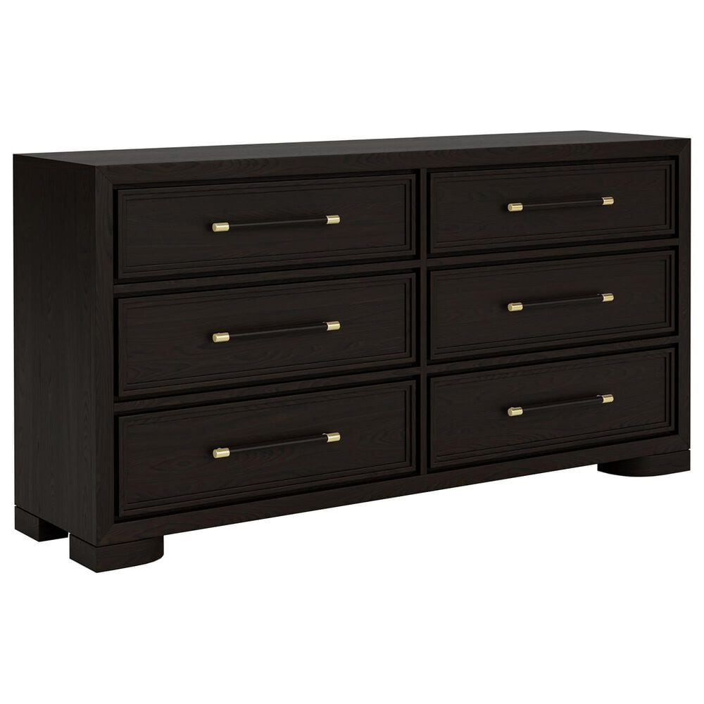 Riverside Furniture Lydia 5 Piece Queen Platform Upholstered Bedroom Set in Dark Cabernet, , large
