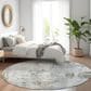 Dalyn Rug Company Kochi KC4 Mocha 8" Round Area Rug, , large