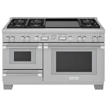 Thermador 60" Pro Grand Dual Fuel Steam Range with 6 Burners in Stainless Steel, , large