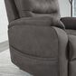 Ashley Snowfield Power Lift Recliner in Gunmetal, , large