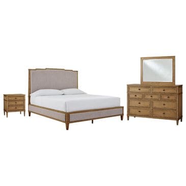 Ashley Sharlance 4-Piece Queen Panel Bedroom Set in Light Brown, , large