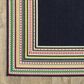 Oriental Weavers Havana HAV06 Navy and Multicolor 9"10" x 12"10" Indoor/Outdoor Area Rug, , large