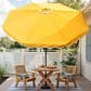 HOMLUX 10" Patio Umbrella in Yellow, , large