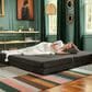Jaxx Zipline 4-Piece Stationary Convertible Sleeper Sofa in Charcoal Velvet, , large
