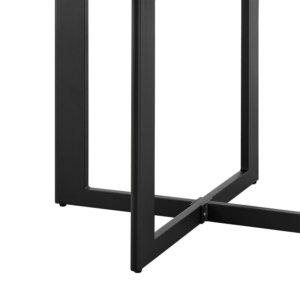 Blue River Grand Round Patio Dining Table in Black, , large