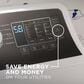 GE 4.5 Cu. Ft. Top Load Washer and 7.4 Cu. Ft. Electric Dryer Laundry Pair in Diamond Gray, , large
