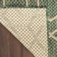 Nourison Horizon HOZ01 Green 3" x 5" Indoor/Outdoor Area Rug, , large