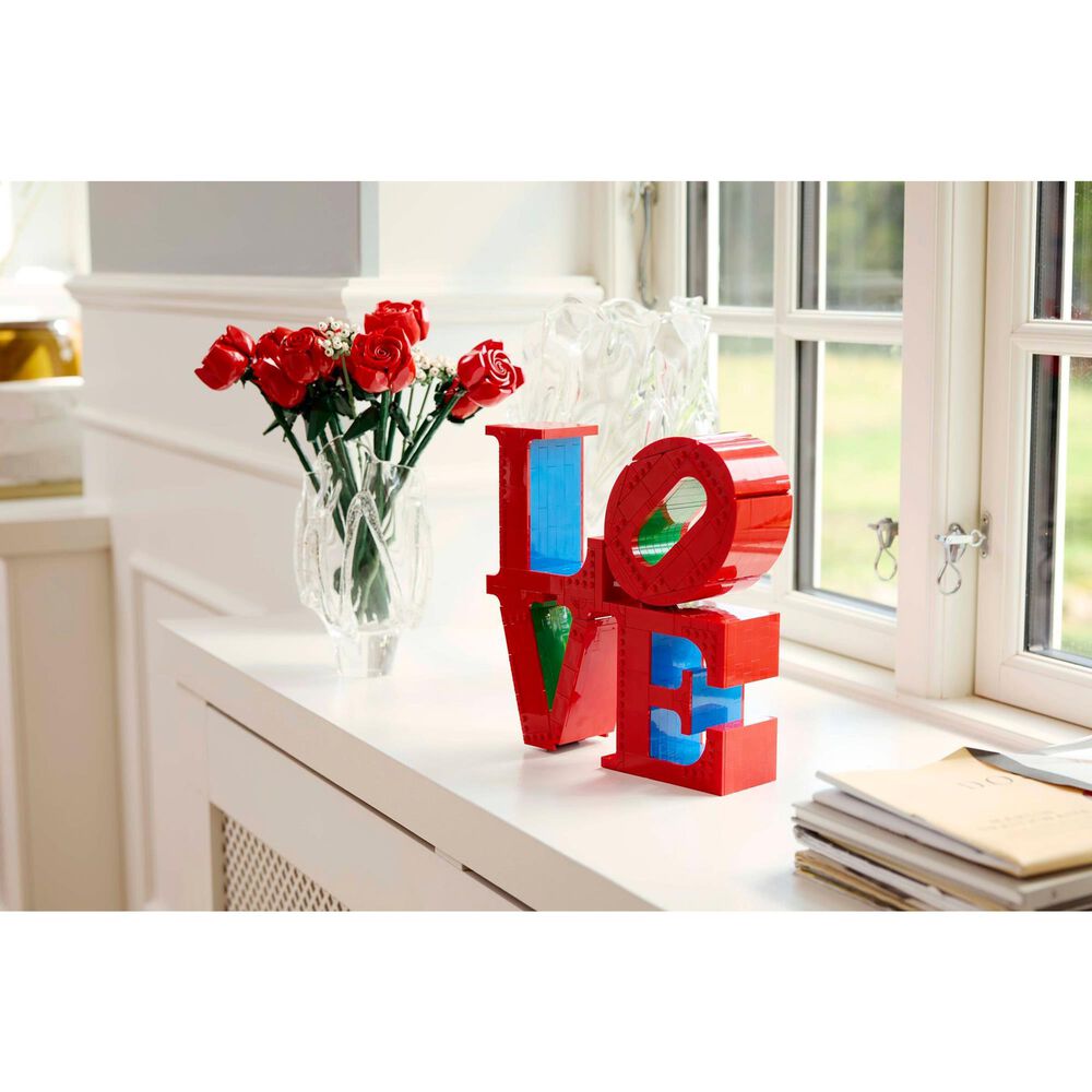 LEGO Art Love Collectible Building Set in Red, Blue and Green, , large