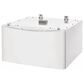 Electrolux 700 Series 4.5 Cu. Ft. Front Load Washer and 8.0 Cu. Ft. Gas Dryer Laundry Pair with Two Pedestals in Matte White, , large