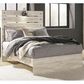 Ashley Cambeck Full Panel Bed in Whitewash with Lighting, , large