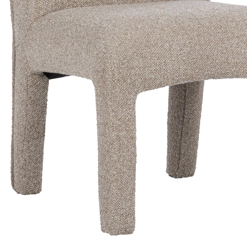 Classic Home Branzon Upholstered Dining Side Chair in Sandy Brown, , large