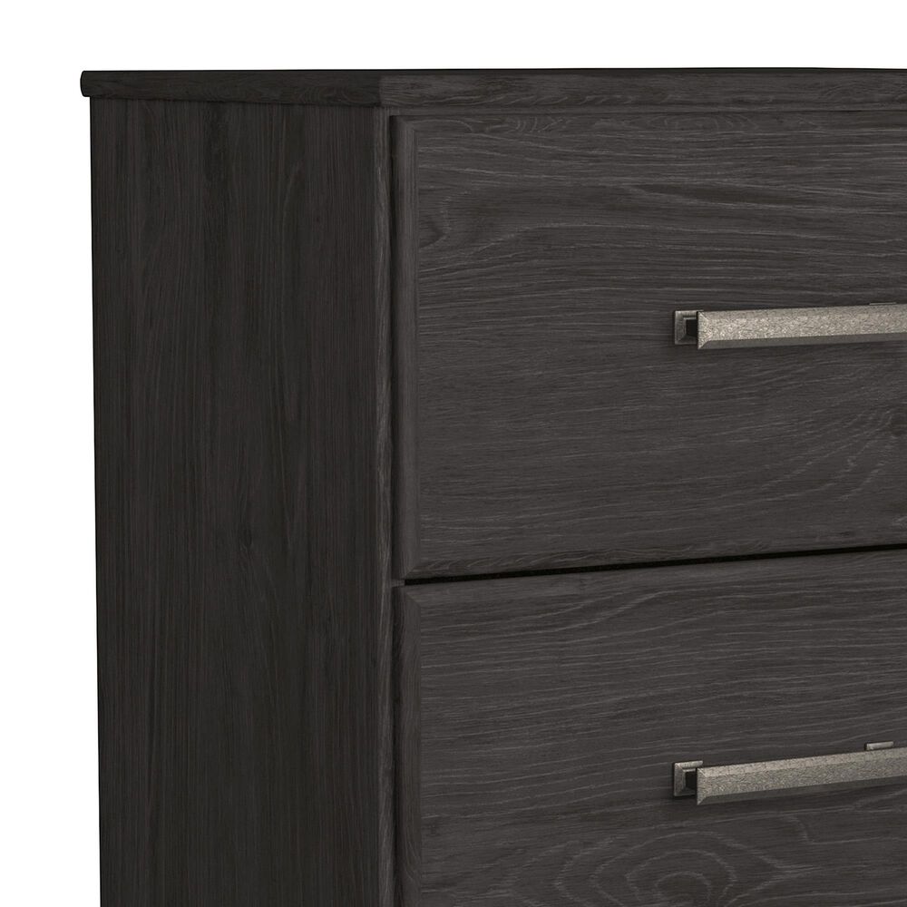 Signature Design by Ashley Belachime 4 Piece Queen Bedroom Set in Dark Charcoal, , large