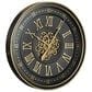 Ashley Dairton Wall Clock in Black and Gold, , large