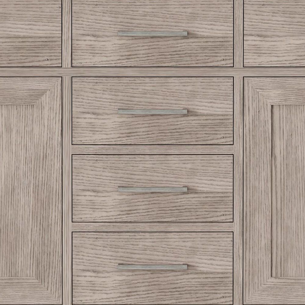 Lexora Home Abbey 60" Double Bathroom Vanity in Grey Oak with 2 cm White Cultured Marble Top and Rectangular Sinks, , large