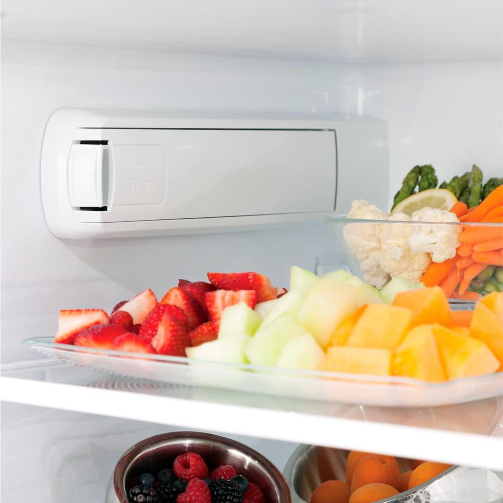 GE Appliances 27.8 Cu. Ft. Energy Star French-Door Refrigerator in Black Slate, , large
