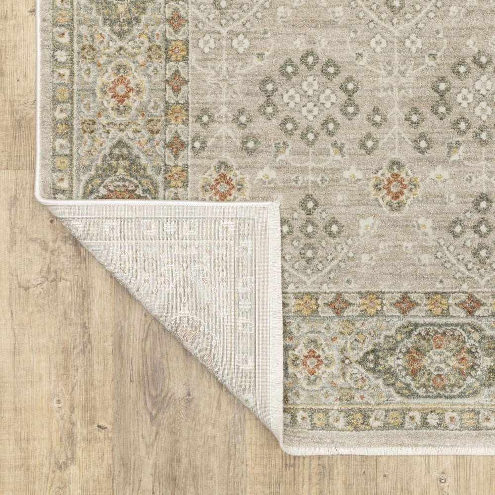 Oriental Weavers Keaton Beige and Brown 2'3" x 7'6" Runner, , large