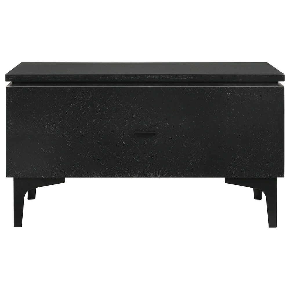 Blue River Legend 1-Drawer Nightstand in Black, , large