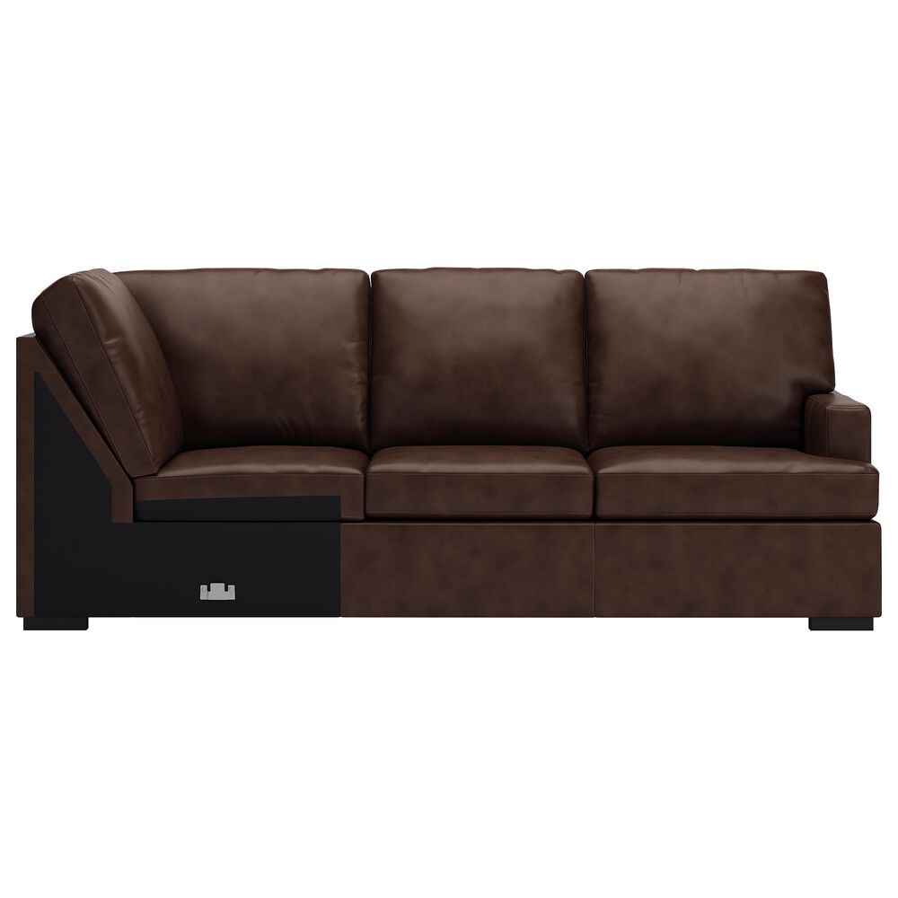 Ashley McDowlan 3-Piece Stationary Left Facing Sectional with Chaise in Coffee, , large