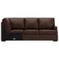 Ashley McDowlan 3-Piece Stationary Left Facing Sectional with Chaise in Coffee, , large