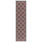 Safavieh Bermuda 2" x 8" Charcoal and Rust Indoor/Outdoor Area Performance Rug, , large