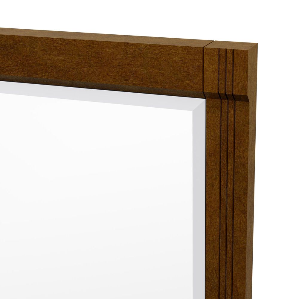 James Martin Bellshire 26" Rectangular Mirror in Honey Oak, , large