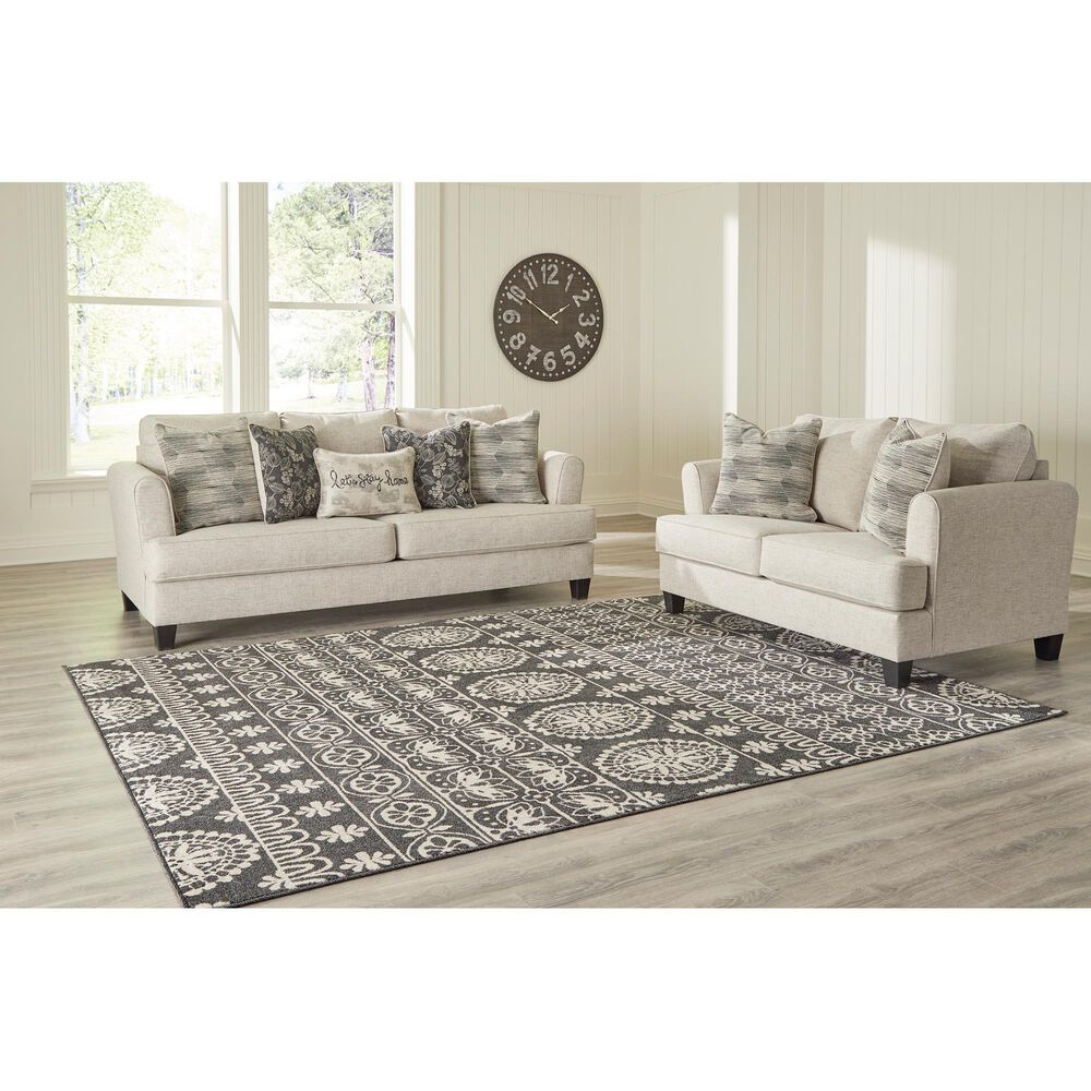 Signature Design by Ashley Callisburg Stationary Sofa in Linen, , large