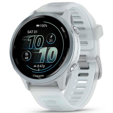 Garmin Forerunner 570 42mm Cloud Blue Aluminum Case with Translucent Whitestone Band, , large