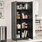 Sauder Select Collection 2-Door Storage Cabinet with Shelves in Black, , large