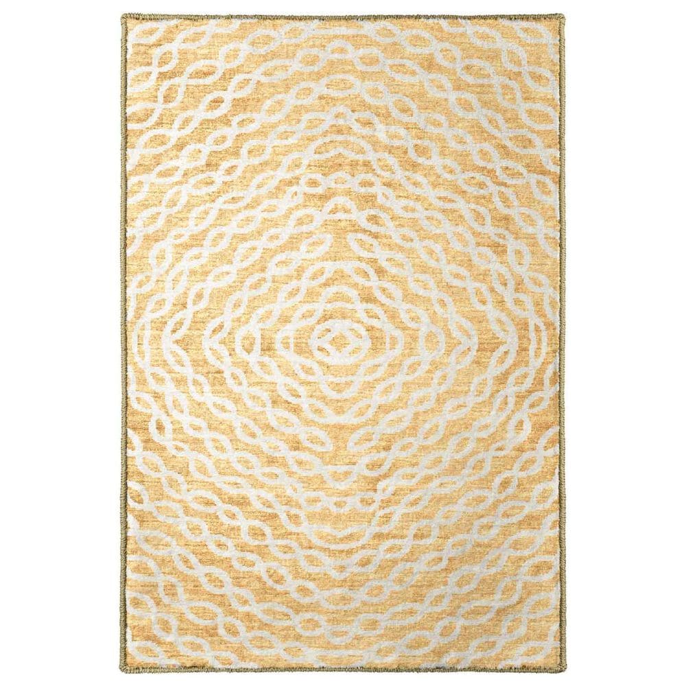 Dalyn Rug Company Brisbane Geometric 1"8" x 2"6" Gold Area Rug, , large