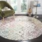 Safavieh Aria 6"6" Round Cream and Multicolor Area Rug, , large