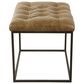 Kinfine Small Ottoman in Light Brown, , large