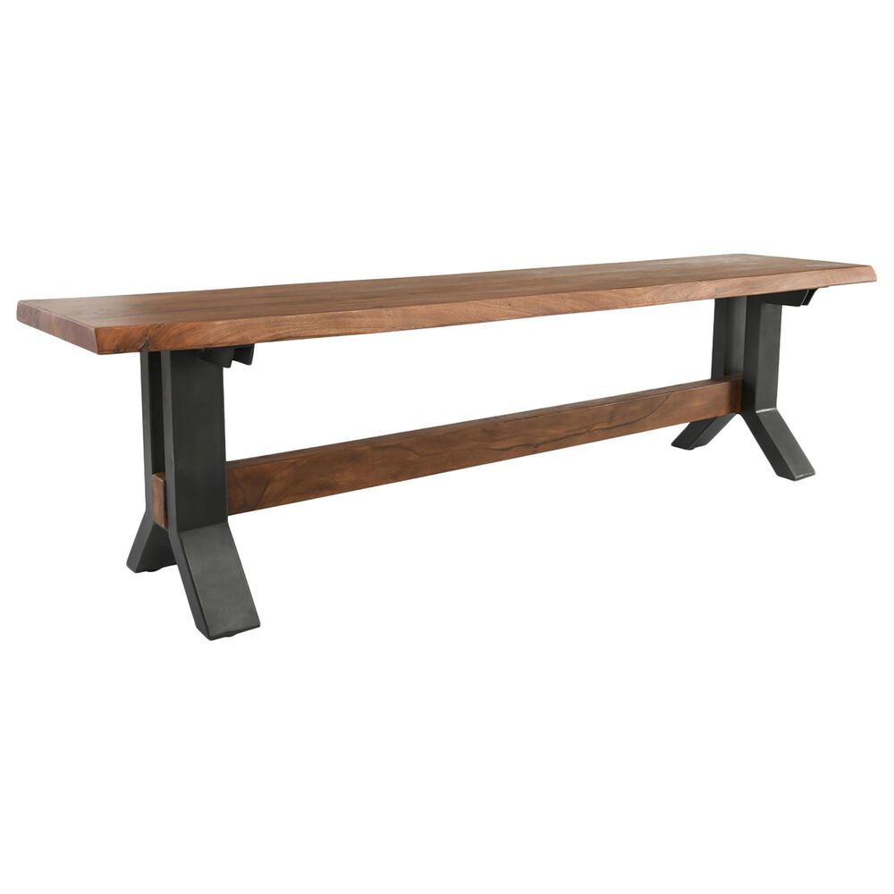 Classic Home Bellany 66" Bench in Brown, , large