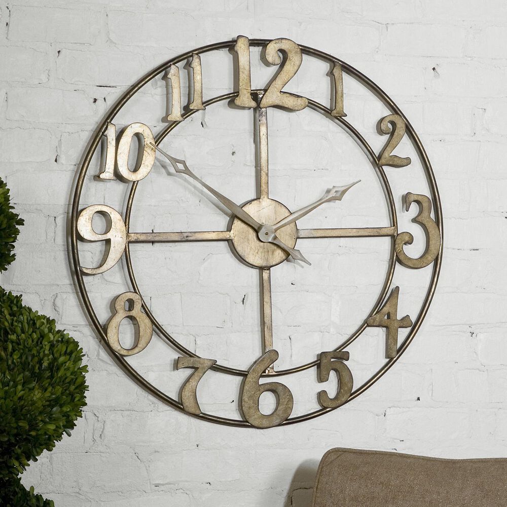 Uttermost Delevan 32" Wall Clock, , large