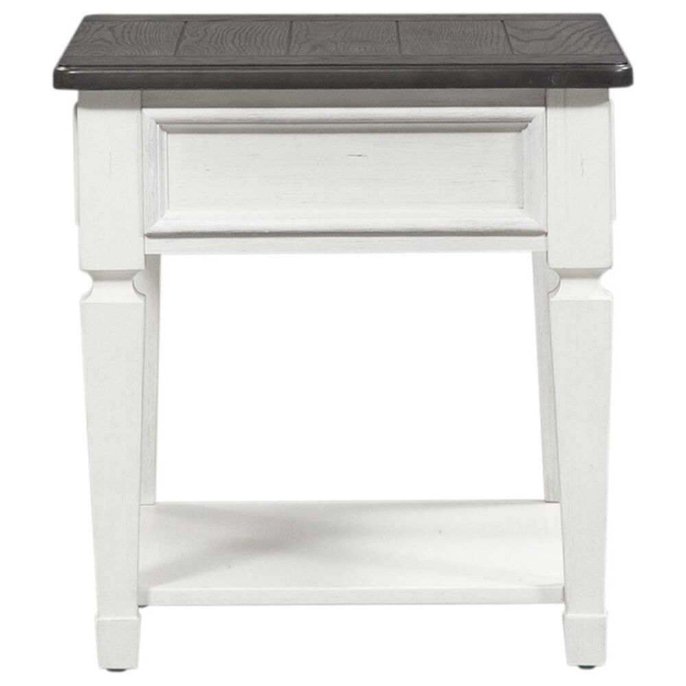 Belle Furnishings Allyson Park Drawer End Table in White, , large