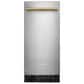 KitchenAid 15"" Automatic Ice Maker with Drain Pump in PrintShield Stainless, , large