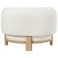 Coaster Lawler Barrel Back Accent Chair in Ivory, , large
