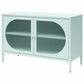 DHP Luna Wide 2-Door Accent Cabinet with Fluted Glass in Sky Blue, , large