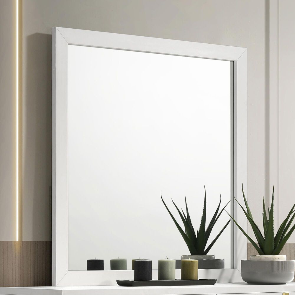 Pacific Landing Dresser and Mirror in White, , large