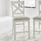 Ashley Robbinsdale Counter Stool in Antique White, , large